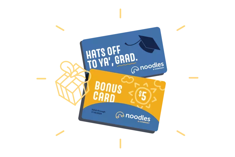 Noodles &amp; Company Gift Card with Bonus Card
