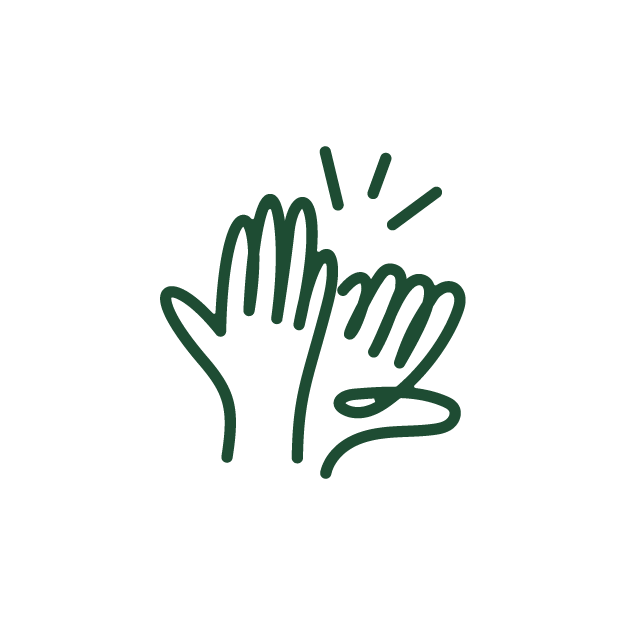 high five