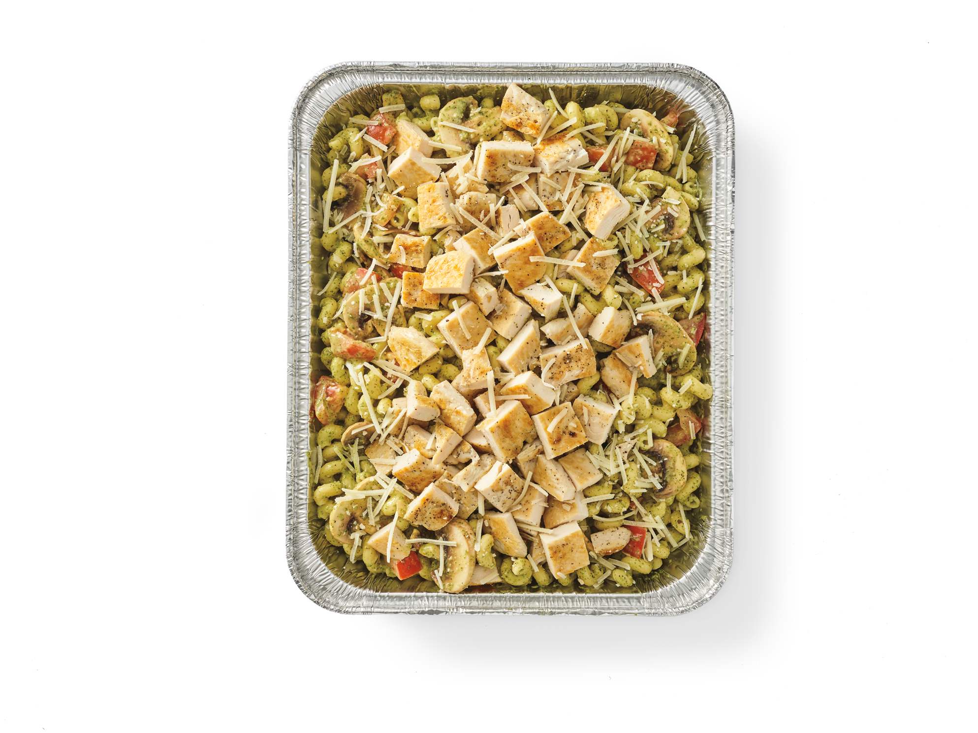 Catering Pesto Cavatappi with Grilled Chicken