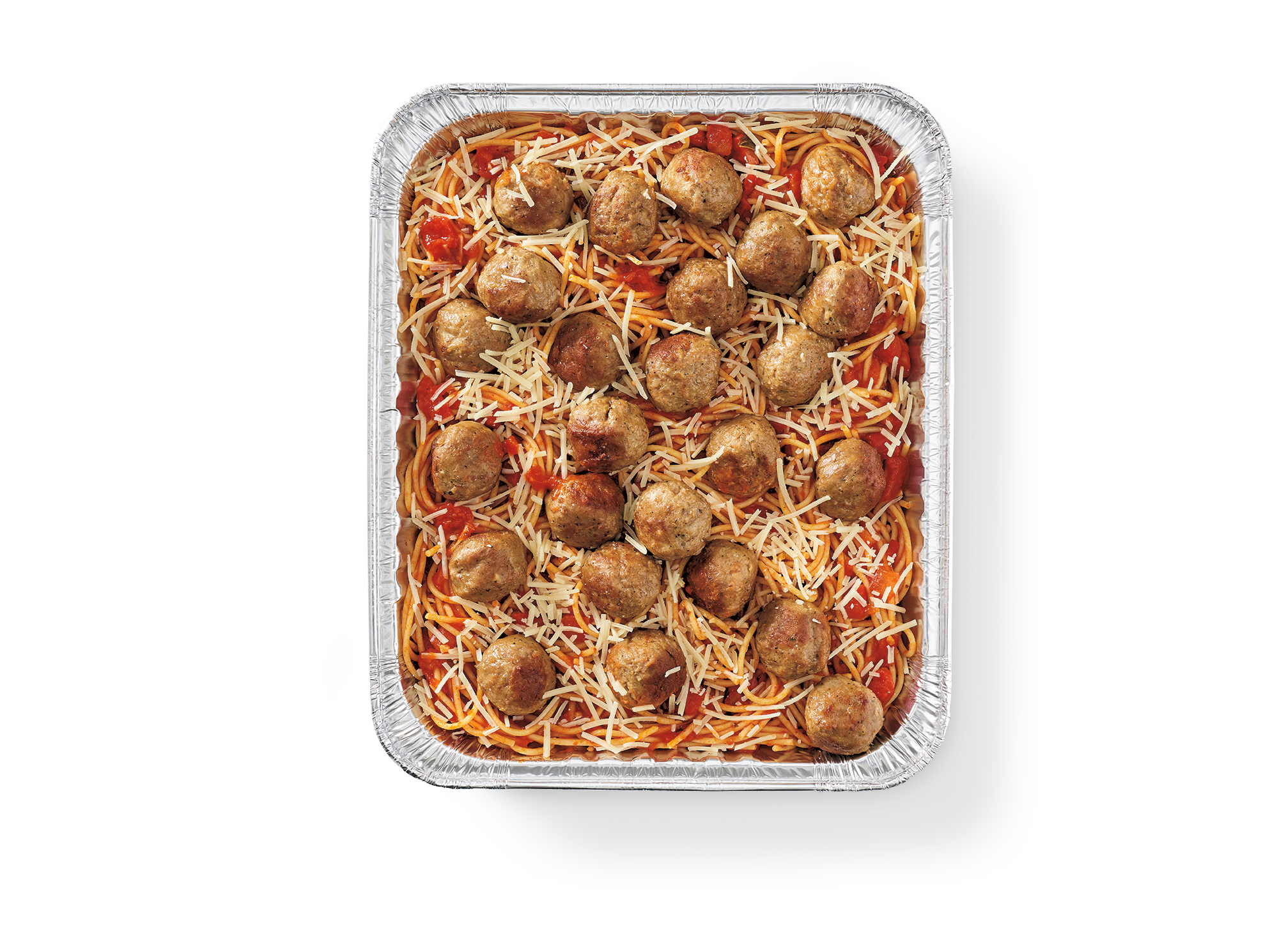 Catering Spaghetti with Oven-Roasted Meatballs