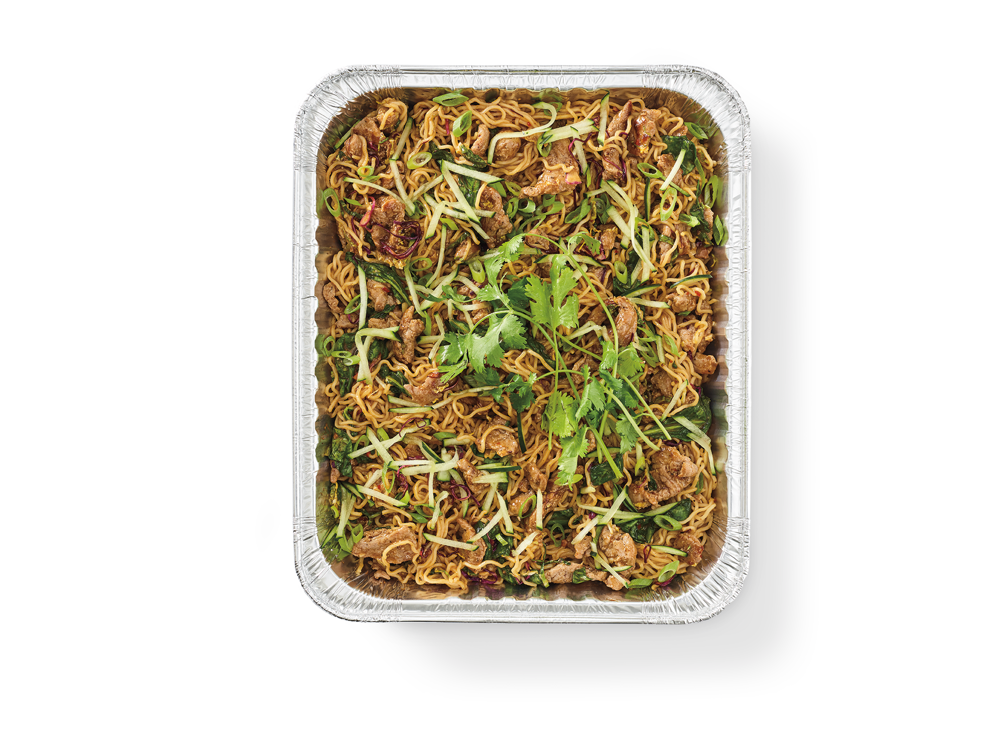 Catering Spicy Korean Noodles with Marinated Steak
