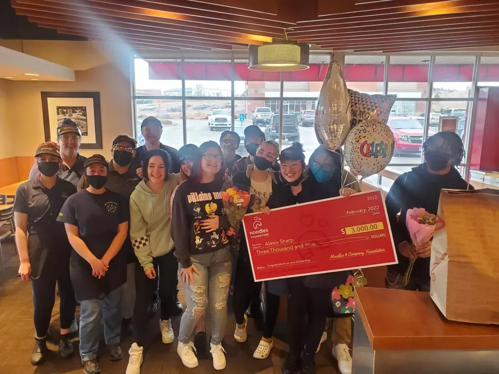 Noodles Scholarship Fund Winner