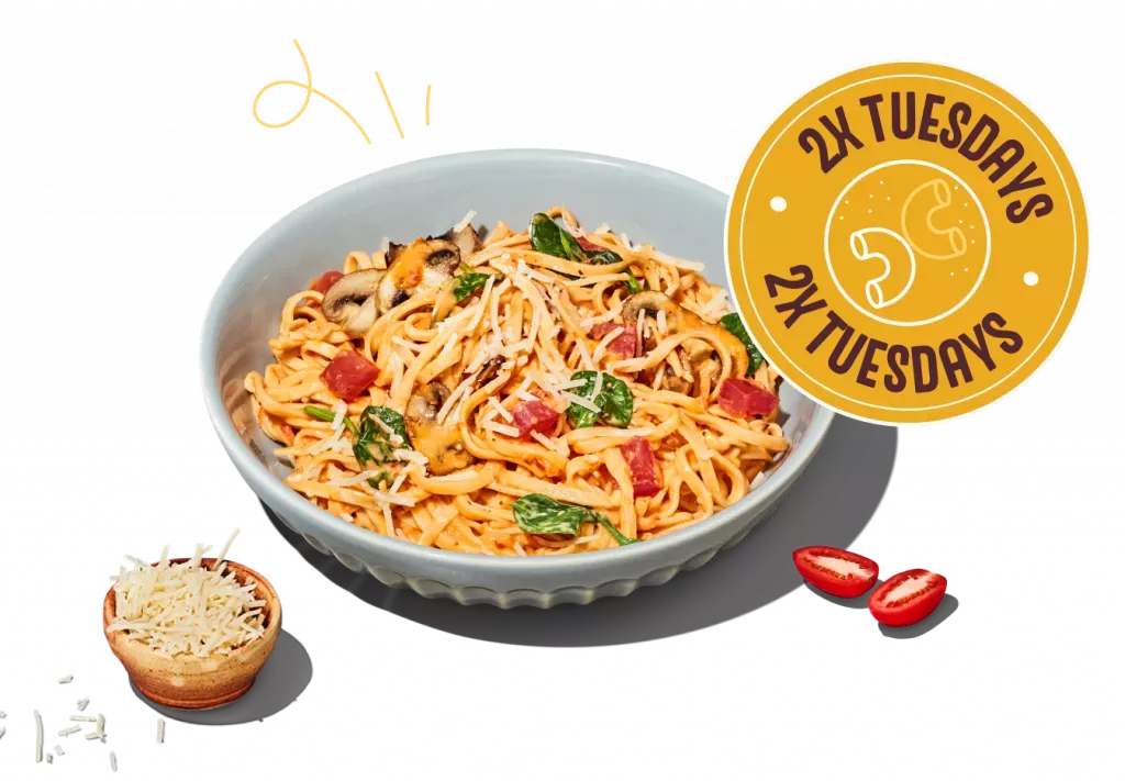 2x Rewards points on Tuesdays
