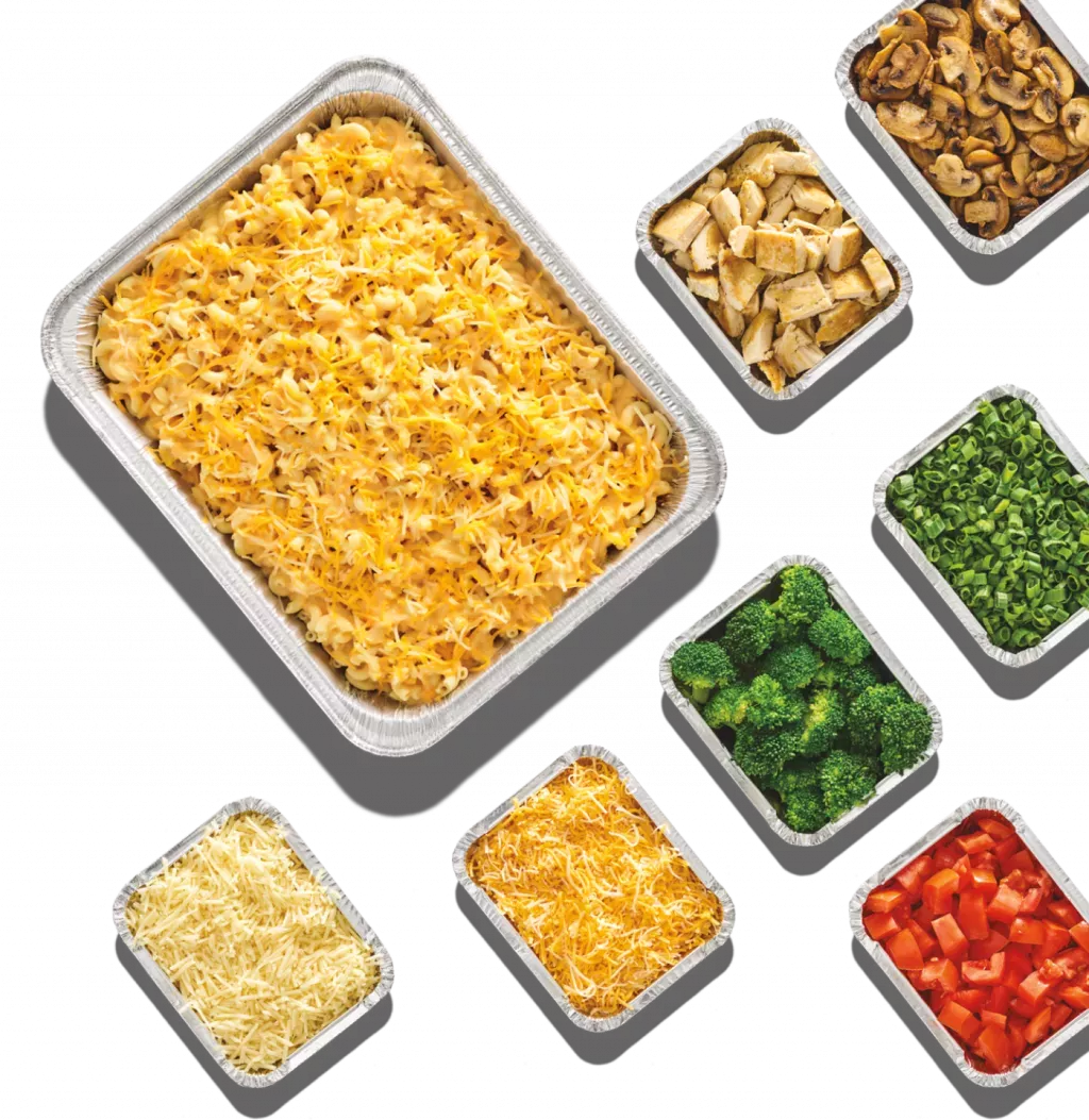 Noodles & Company Wisconsin Mac and Cheese Catering Toppings