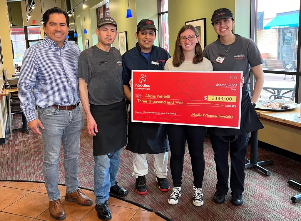 Noodles & Company Scholarship Winner