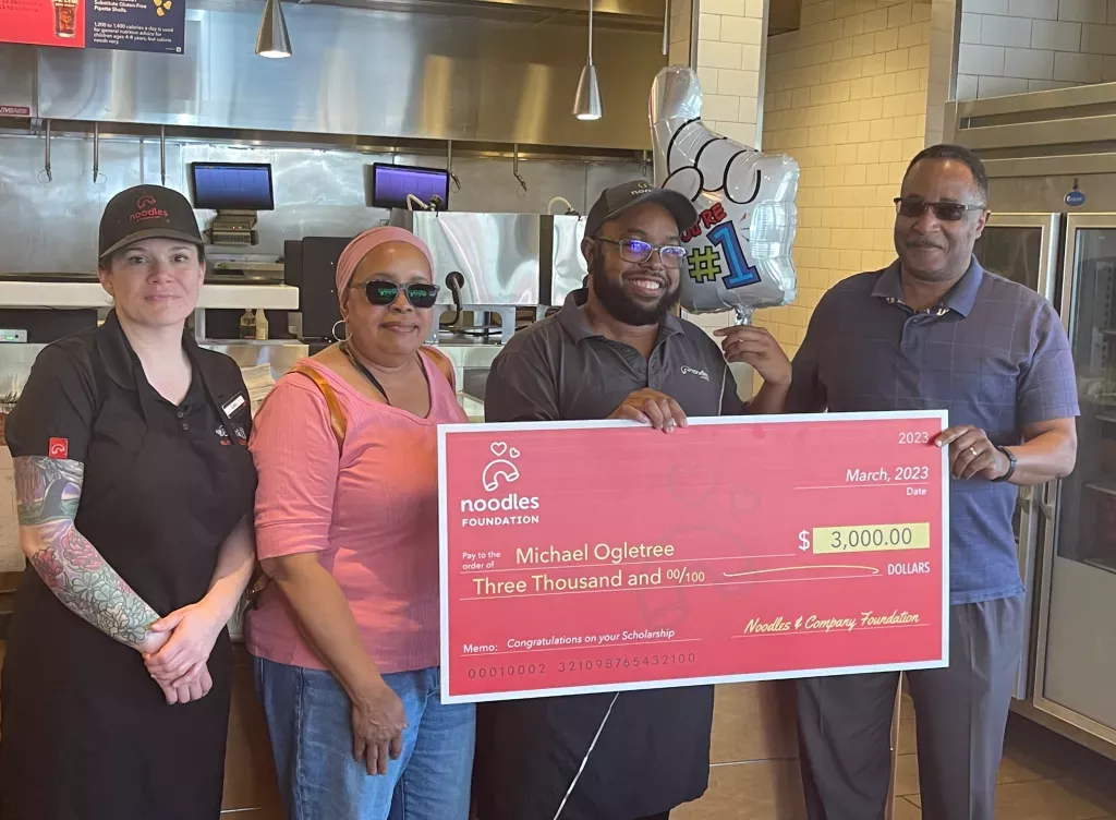 Noodles & Company Scholarship Winner