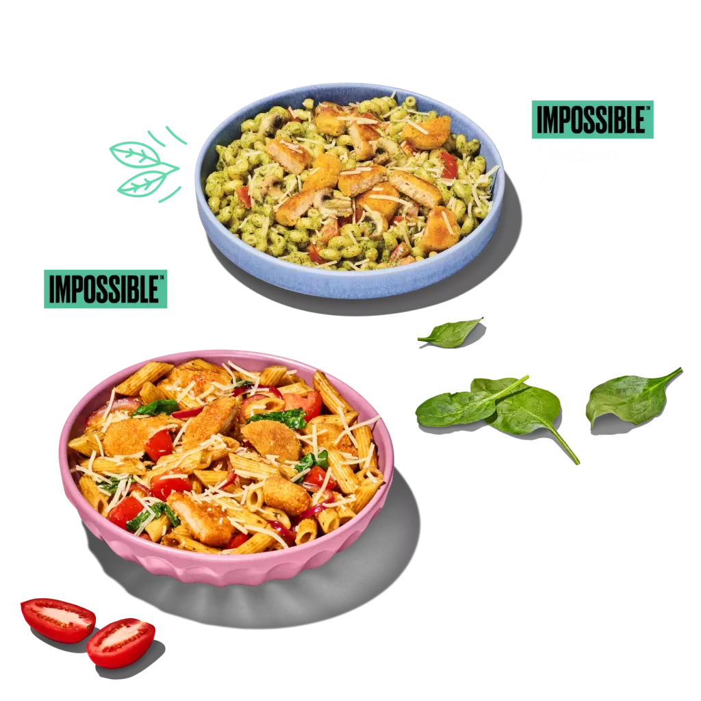 Noodles &amp; Company Impossible Chicken Made From Plants