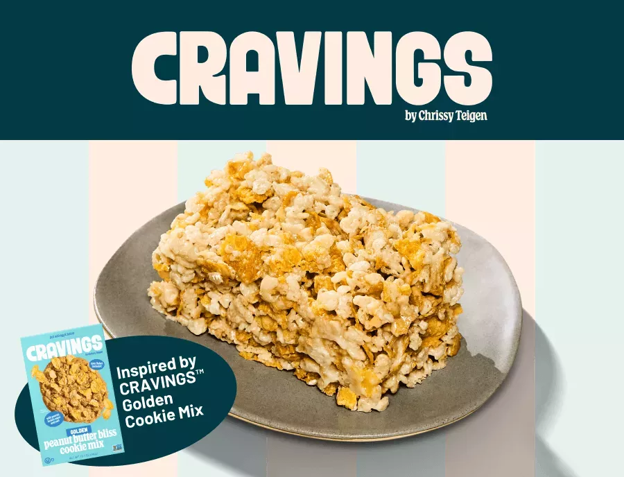 Cravings by Chrissy Teigen Rice Crispy. Inspired by CRAVINGS Golden Cookie Mix