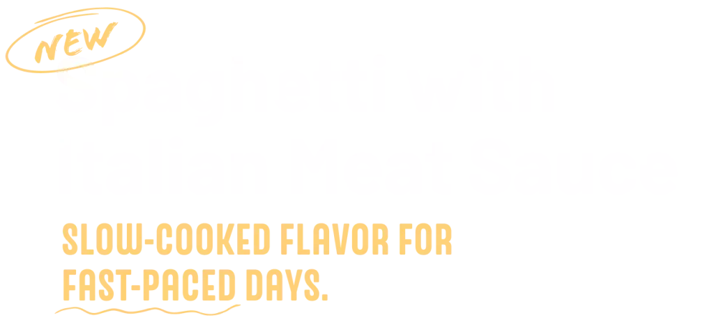 New Spaghetti with Italian Meat Sauce Slow-Cooked Flavor for fast-paced days.