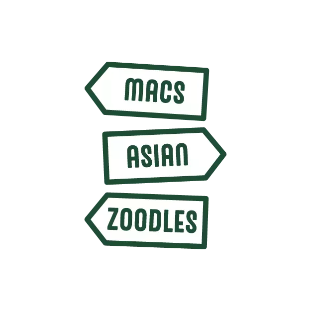 Macs Asian Zoodles Signs