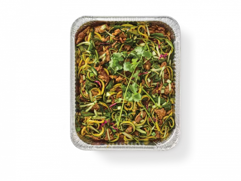 Zucchini Spicy Korean Noodles