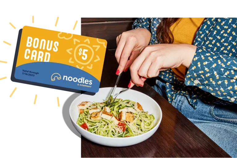 Noodles & Company Gift Cards and Bonus Card