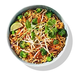 bowl of Indonesian peanut sauté