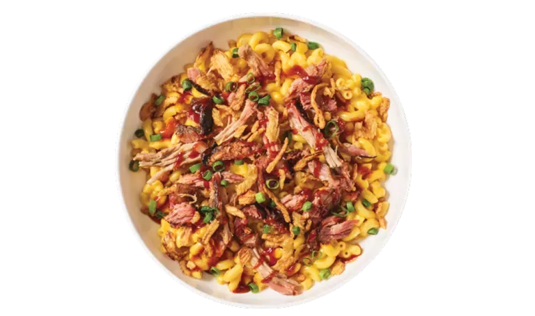 Pulled Pork BBQ Mac &amp; Cheese
