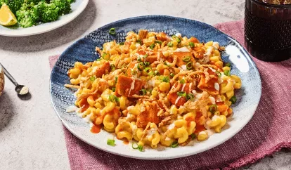 Buffalo Chicken Ranch Mac &amp; Cheese
