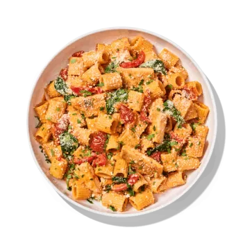 Rigatoni Rosa with Parmesan Chicken