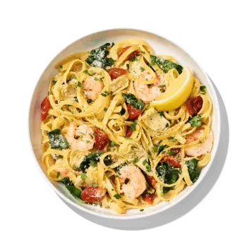 Lemon Garlic Shrimp Scampi