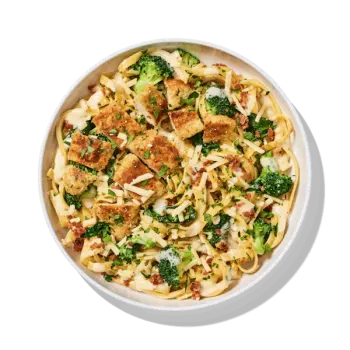 Crispy Chicken Bacon Alfredo