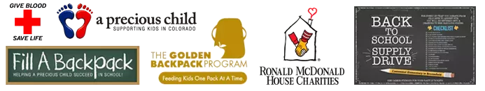 Logos of organizations Noodles supports
