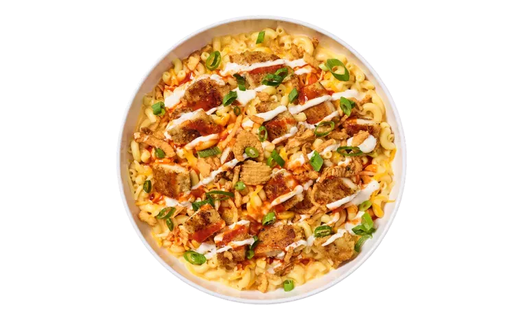 Buffalo Chicken Ranch Mac & Cheese